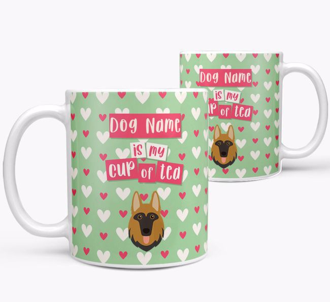 Personalised {breedFullName} '{dogsName} is my Cup of Tea' Mug